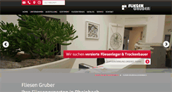 Desktop Screenshot of fliesengruber.de