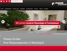 Tablet Screenshot of fliesengruber.de